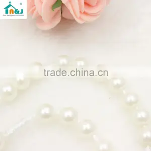 Plastic Pearl Beads Rosary thumbnail-3