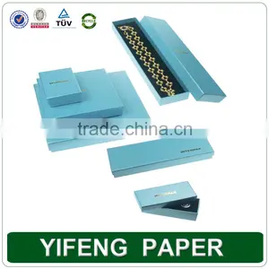High End Cheap Custom Cardboard Paper Luxury/Ring/Necklace/Earring Jewellery Gift Packaging Box thumbnail-3