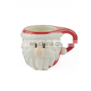 2020 3d Customizable Kids Decorative Merry Christmas Design Ceramic Dolomite Porcelain Father Coffee Cups Mug Set thumbnail-1
