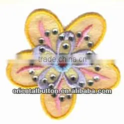 the Fantasy Flower Shape Embroidery Patch thumbnail-1