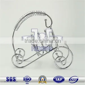 Top Grade Fashion Metal Stainless Steel Wine Wire Shelf thumbnail-1
