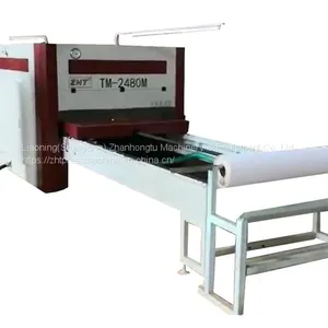 Ahşap Kapı İçin MDF Vakum Membran Pres Makinası Çift Çalışma Masaları ZHT TM2480M thumbnail-2