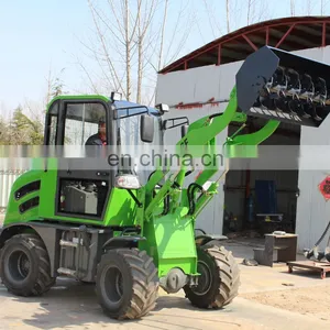 ZL08 4X4 Wheel Drive CE NEW Design 0.8ton Front Wheel Loader 908/joystick/quick Hitch Front Wheel Loader thumbnail-3