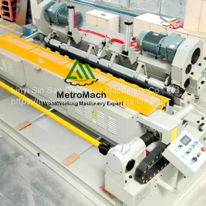 4FT Cast Body Plywood Core Veneer Rotary Spindleless Peeling-clipper Machine thumbnail-1