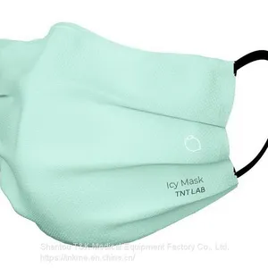 3 Ply Disposable Scented Mask (Pink: Mint Peach Icy, Green: Mint Lime Icy, Blue: Mint Citrus Icy) thumbnail-3