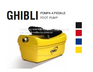 Innovative CMO GHIBLI FOOT PUMP Industrial Solutions for Enhanced Performance thumbnail-1