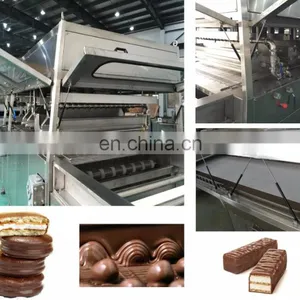 Factory Genyond Automatic Chocolate Melting Covering Coater Coating Equipment Enrober Enrobing Machine With Cooling Tunnel thumbnail-5