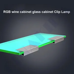 Hot Selling Ultra Bright 8mm Glass Shelf Laminate Light for Cabinet / Showcase / Wardrobe / Closet / Counter thumbnail-2