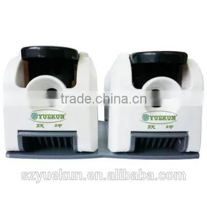 2*350ML Bathroom Double Hand Soap Dispenser/ABS Plastic Durable Manual Liquid Shampoo Shower Dispenser YK1051 thumbnail-5