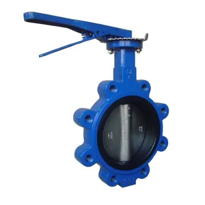 DIN3354 Design 10 Inch PVC Butterfly Valve thumbnail-4