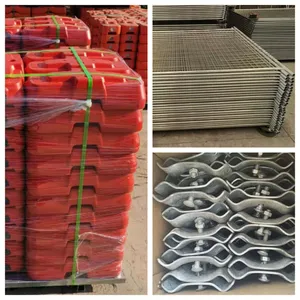 2.1*2.4m Outdoor Portable Australia Temporary Fence With Brace thumbnail-6