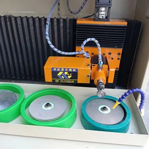 4 Axis Watch Bezel Polishing Machine XX-380ND for Tungsten Ceramic Glass With 3 Platens PLC Control thumbnail-2