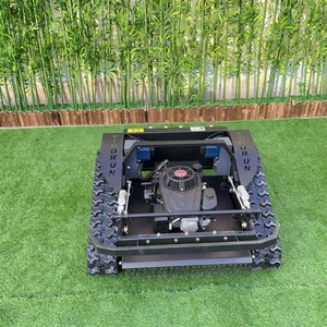 Gasoline Engine Rechargeable Battery Sharp Mowing Blades Lawn Mower Remote Control thumbnail-2
