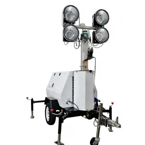 Mobile Light Tower | Portable Construction Lighting Tower thumbnail-1