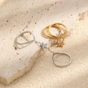316L Stainless Steel Ring, 18mm Inner Diameter, Matte Surface, Corrosion Resistant, OEM Custom Wholesale thumbnail-3