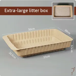 Disposable Cat Litter Box – Biodegradable, Odor-Free, Easy Cleanup Leak-proof thumbnail-1