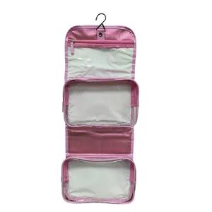 Hanging Roll‑Up Travel Toiletry Organizer Bag thumbnail-4