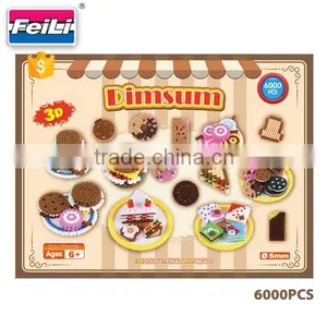 Craft and Creative Toys 6000pcs 3D Ironing Beads Fuse Perler Beads 5mm thumbnail-2