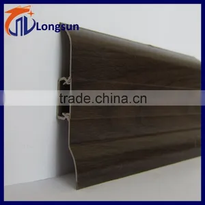 Rubber Edges Baseboard Plastic Molding Trim thumbnail-1