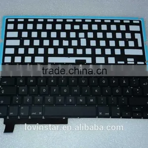 Popular Swedish Design Laptop Keyboard Replacement LED Backlight For Macbook Pro A1286 2008-2012 thumbnail-4