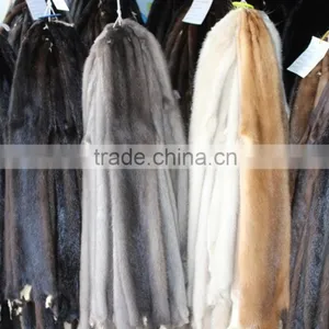 Cheap Price Luxury Raw Real Mink Fur Pelt Black Coffee Natural Fur Plate thumbnail-4