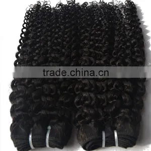 Qingdao Elegant Hair 7A European Curly Bundles ,100% Human Virgin Hair no Chemical Processed thumbnail-1