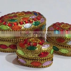 Fashion Jewelry Trinket Box Classic Aluminium Pill Box thumbnail-1