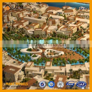 1: 500 Arabtec Reem Island Master Plan Sand Table With Led Light thumbnail-1