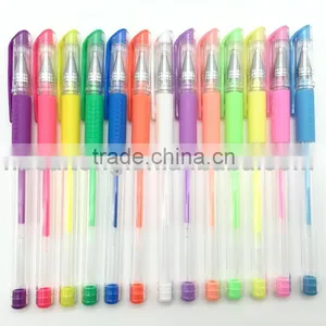 Environmental Plastic Milky Gel Pens thumbnail-1