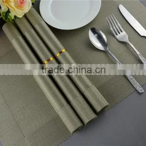 New Arrival Table Decoration PVC Mat Frame Series Dark Green Dining Table Floor Mat 45*30cm thumbnail-5