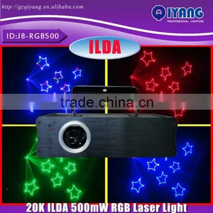 ILDA Full Colors Animation 500mW Mini Laser Disco Lights thumbnail-1