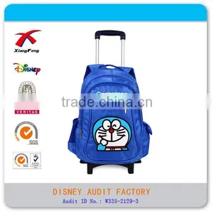 600D Polyester Printing Cheap Child School Trolley Bag thumbnail-4
