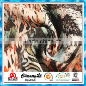 Rayon Material Sexy Leopard Print Wedding Dress Fabric thumbnail-1