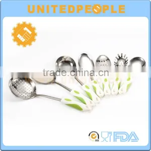 Colorful PP Handle 7 PCS Stainless Steel Cookware Set thumbnail-1