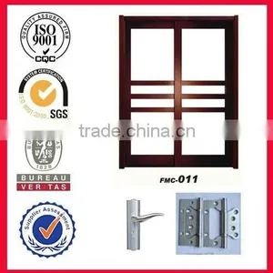 Environmental Friendly,sound Proof Solid Wooden Double Door thumbnail-1