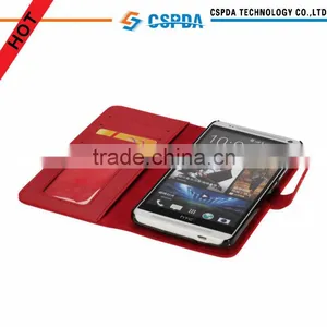 For HTC ONE Max Moible Phone Wallet PU Leather Standing Case Cover thumbnail-1