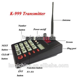 Customer Queue Pager System Numeric Keypad With Number Monitor Used in the Hospital/clinic/restaurant thumbnail-3
