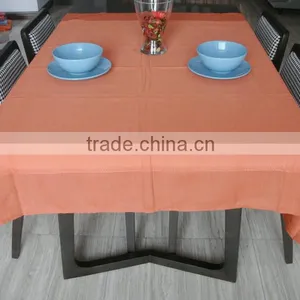 100%polyester Slubby Yarn Table Cloth thumbnail-2