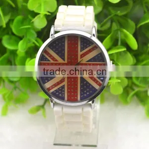 Fashion Flag Watch Promotional Silicone Watch thumbnail-1