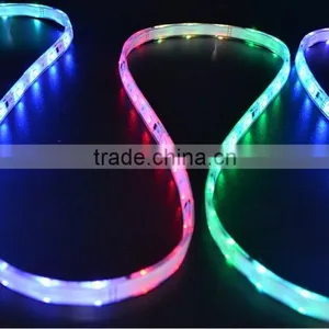 SMD5050 60D IP68 12V/24V 5m/roll PU Glue Rgb Led Strips Light thumbnail-1