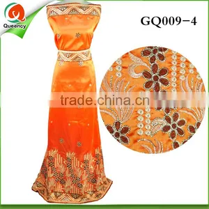 GQ009-4 Good Quality African George Fabric Design, 2016 New African George Lace Embroidery Fabric thumbnail-2
