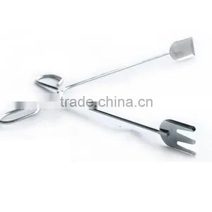 Barbecue BBQ Stainless Steel Serving Tong, Food Tong, Ice Tong thumbnail-1