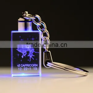 3d Laser Constellation Crystal Keychain thumbnail-1