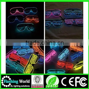 Newest China Wholesale el Sound Activated Sunglasses thumbnail-6