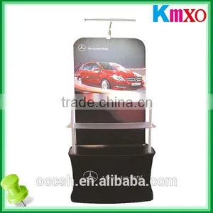 Tension Fabric Counter Promotion Table Supermarket Trade Show Promotion Desk thumbnail-1
