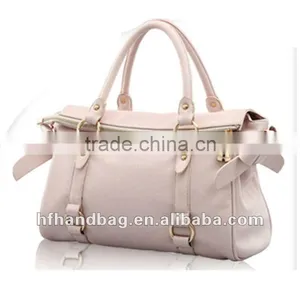 PINK Summer Fashion Trend Featured Major Suit Shoulder Leather Handbag thumbnail-1