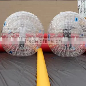 Dual Lane Human Hamster Ball Inflatable Race Track Challenge for Sale thumbnail-3