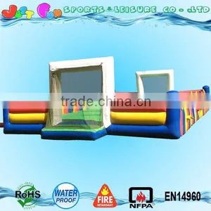 Giant Rainbow Inflatable Human Foosball Game,amazing Inflatable Human Table Football thumbnail-1