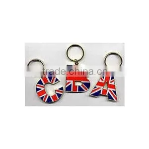 Metal Alphabet Keyring,Alphabet Keychain thumbnail-1