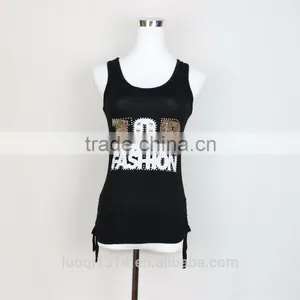 Wholesale Custom Cotton Tank Tops for Women OEM Service thumbnail-2